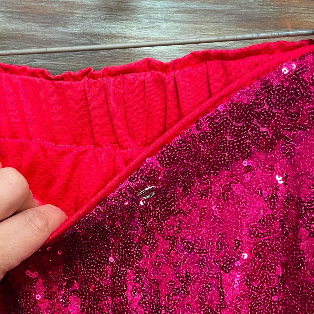 Pink Sequin Party Joggers - Picture 6 of 7